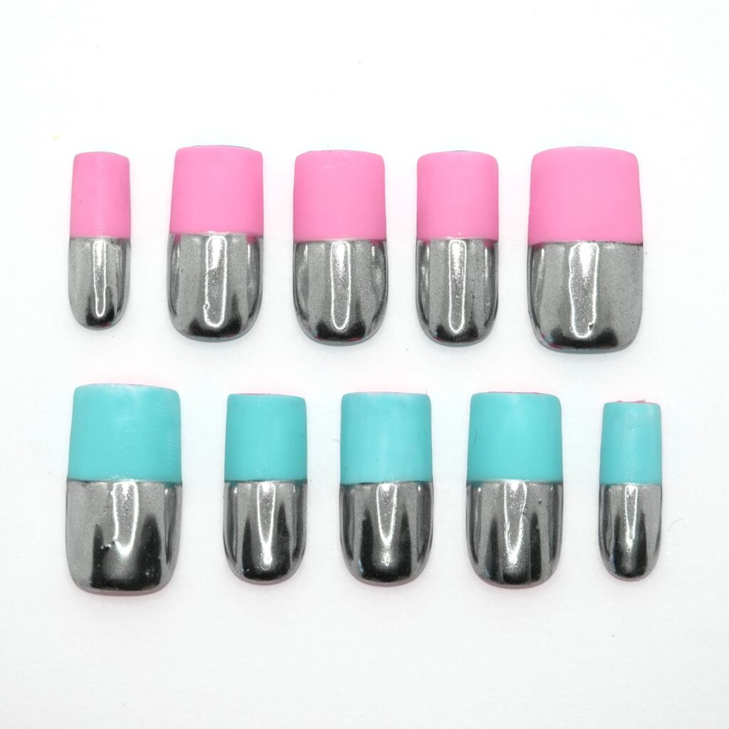Reversible Chrome Pink & Teal